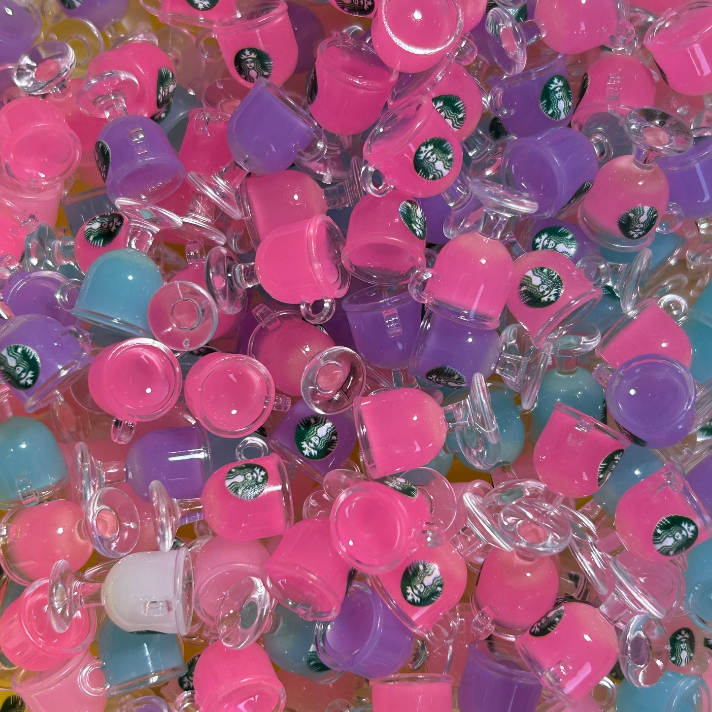 30pcs Starbucks luminous cup DIY