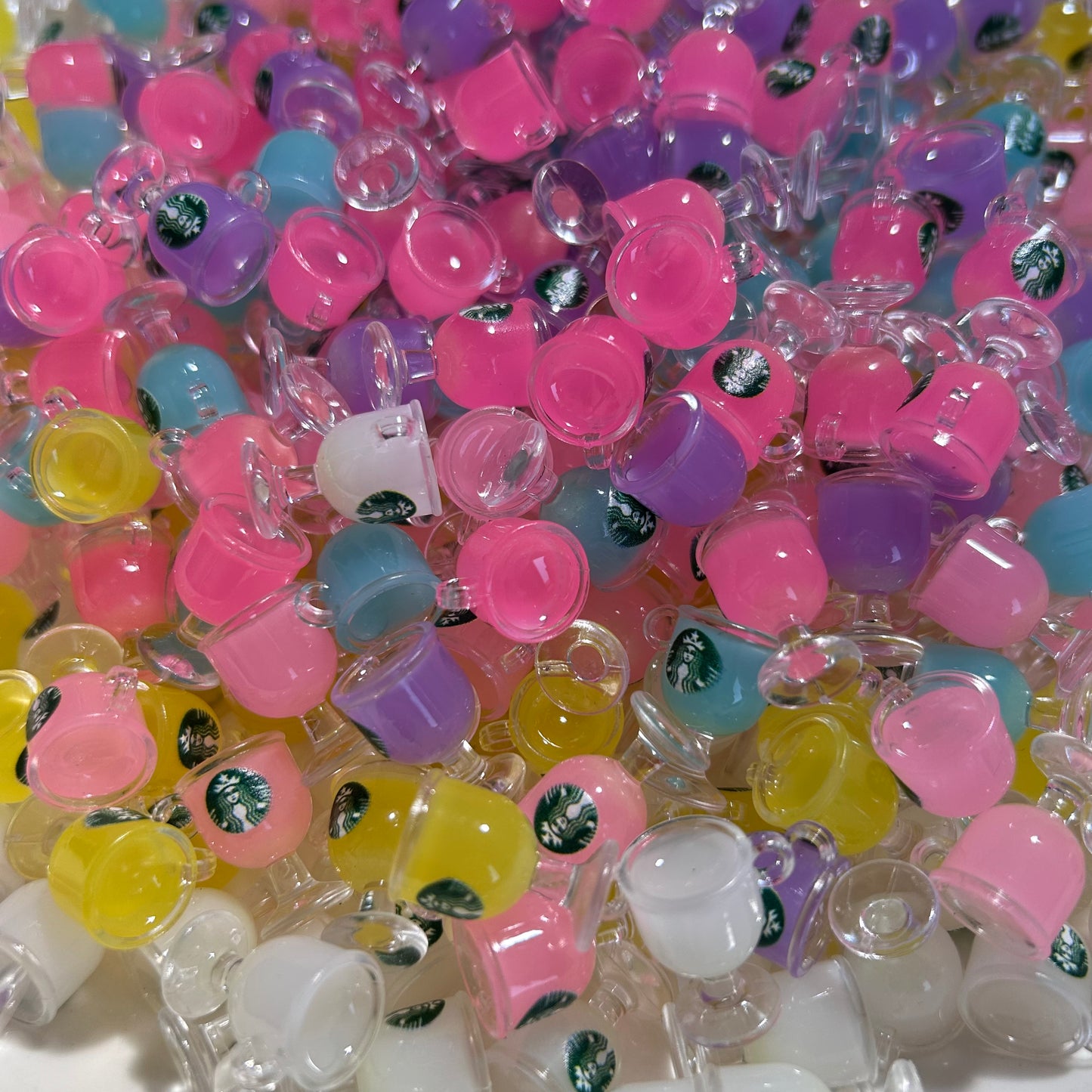 30pcs Starbucks luminous cup DIY