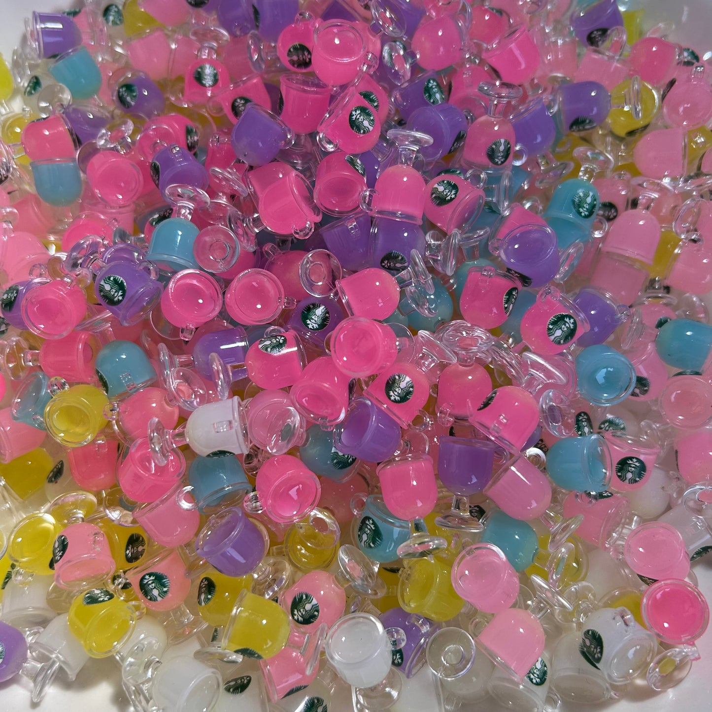 30pcs Starbucks luminous cup DIY