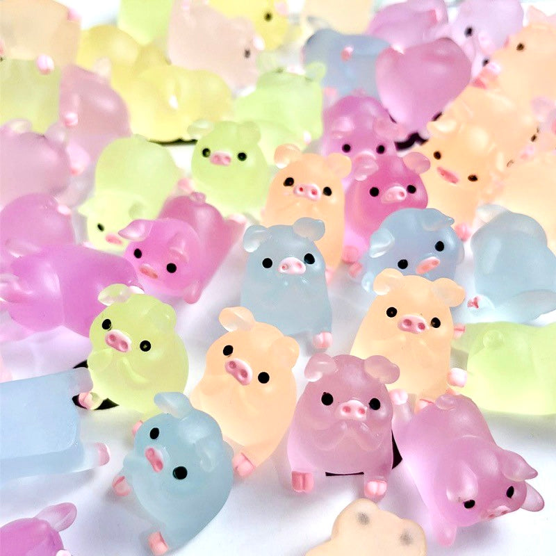 Luminous Piggy Charms