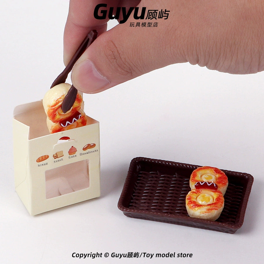 Mini bakery supermarket simulation food play ornament small gift