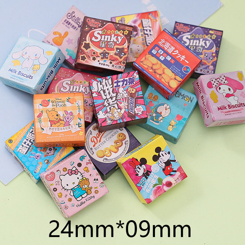 20pcs / Compilations Three-dimensional HEYTEA Portable Cup DIY Small Toy Car Micro Convenience Store