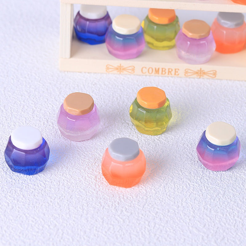 Simulation miniature can jar DIY resin jewelry handmade material