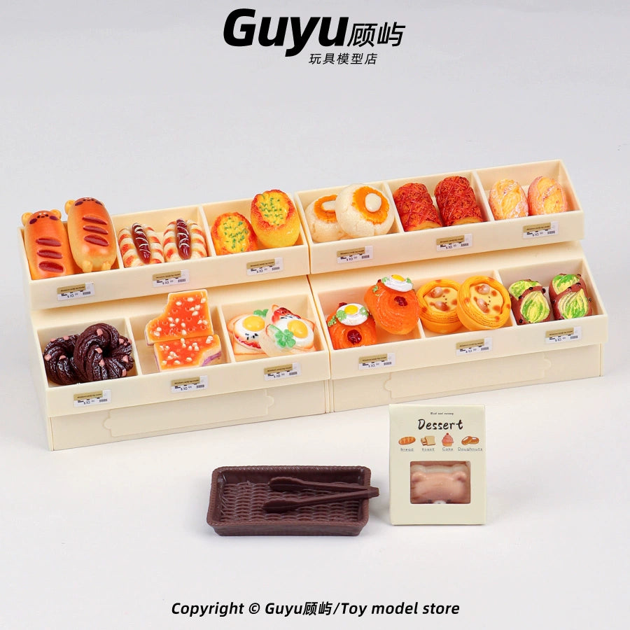 Mini bakery supermarket simulation food play ornament small gift