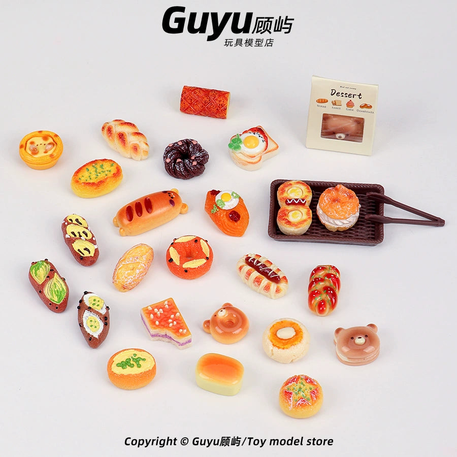 Mini bakery supermarket simulation food play ornament small gift