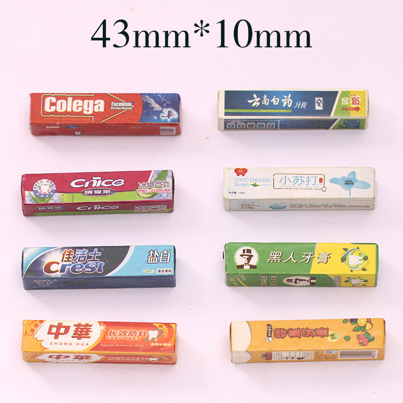 20pcs / Compilations Three-dimensional HEYTEA Portable Cup DIY Small Toy Car Micro Convenience Store