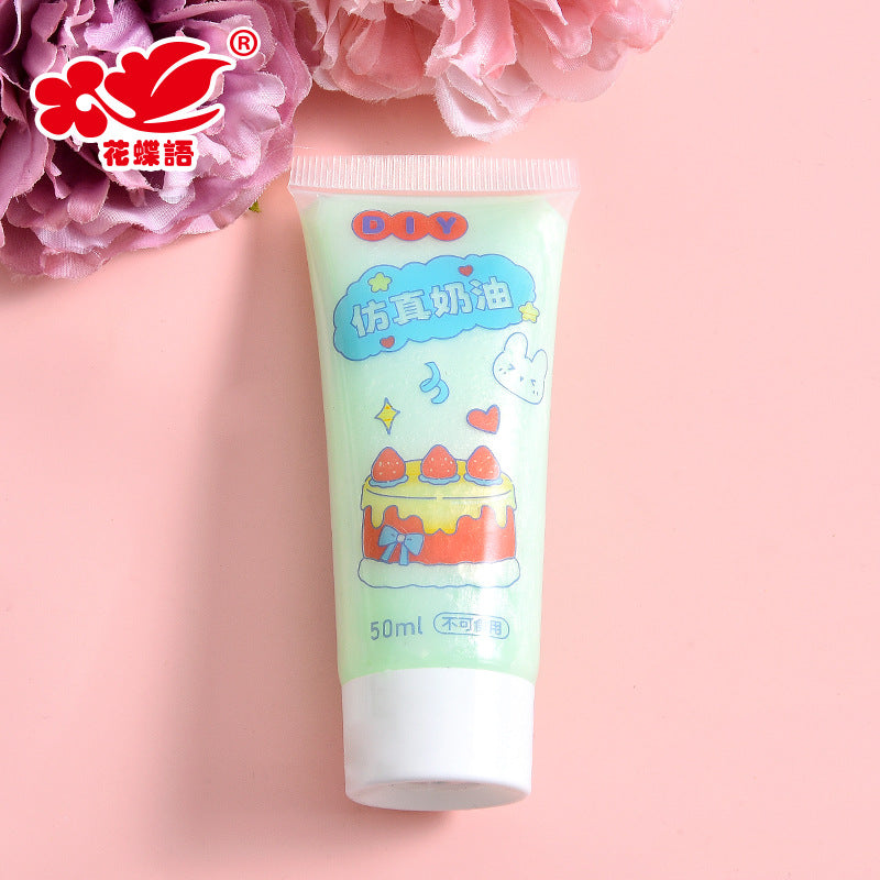 Pearlescent cream glue 50g DIY mobile phone case material glue 50ml