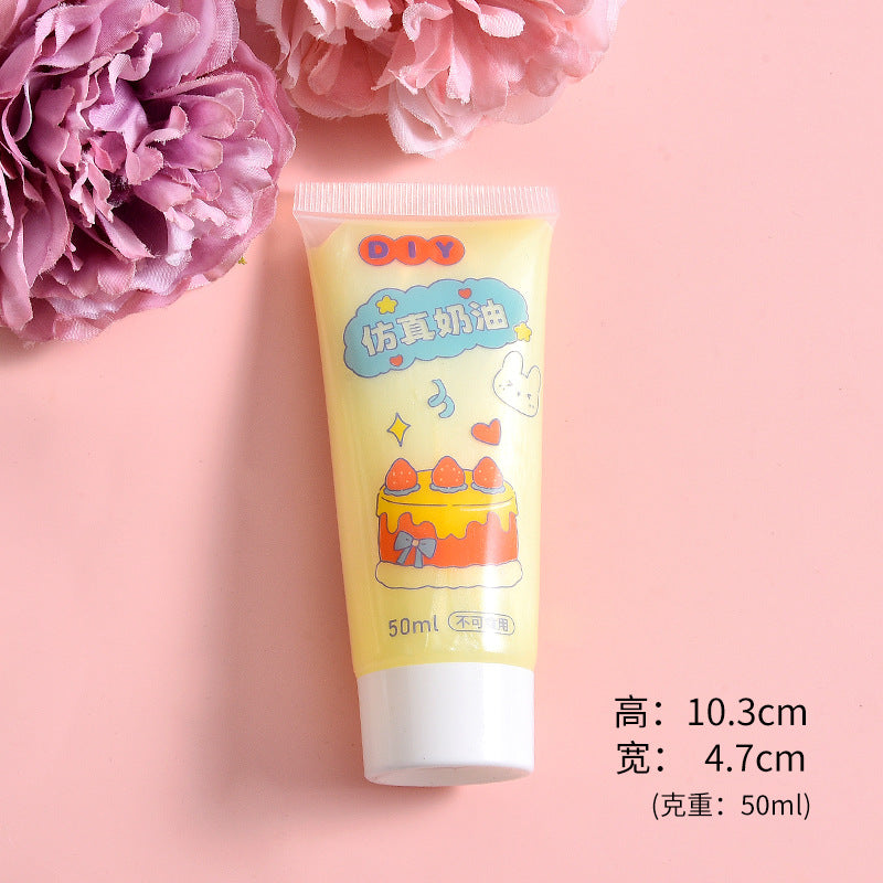 Pearlescent cream glue 50g DIY mobile phone case material glue 50ml