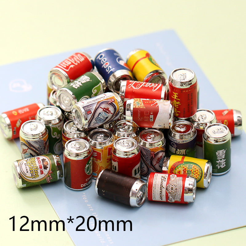 20pcs / Compilations Three-dimensional HEYTEA Portable Cup DIY Small Toy Car Micro Convenience Store