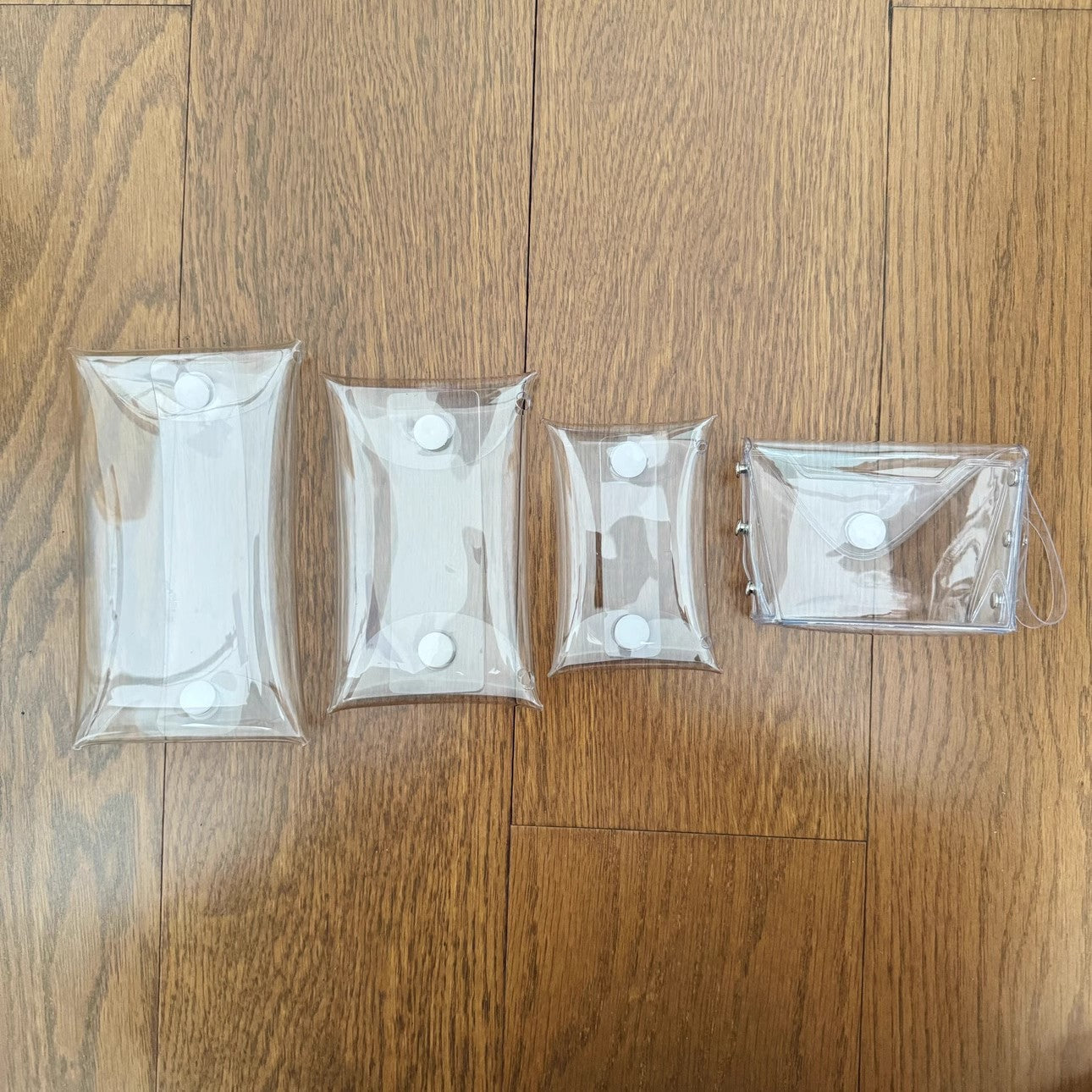 Storage Bag PVC Change Bag Transparent Key Bag Baby Walking Small Hanging Bag