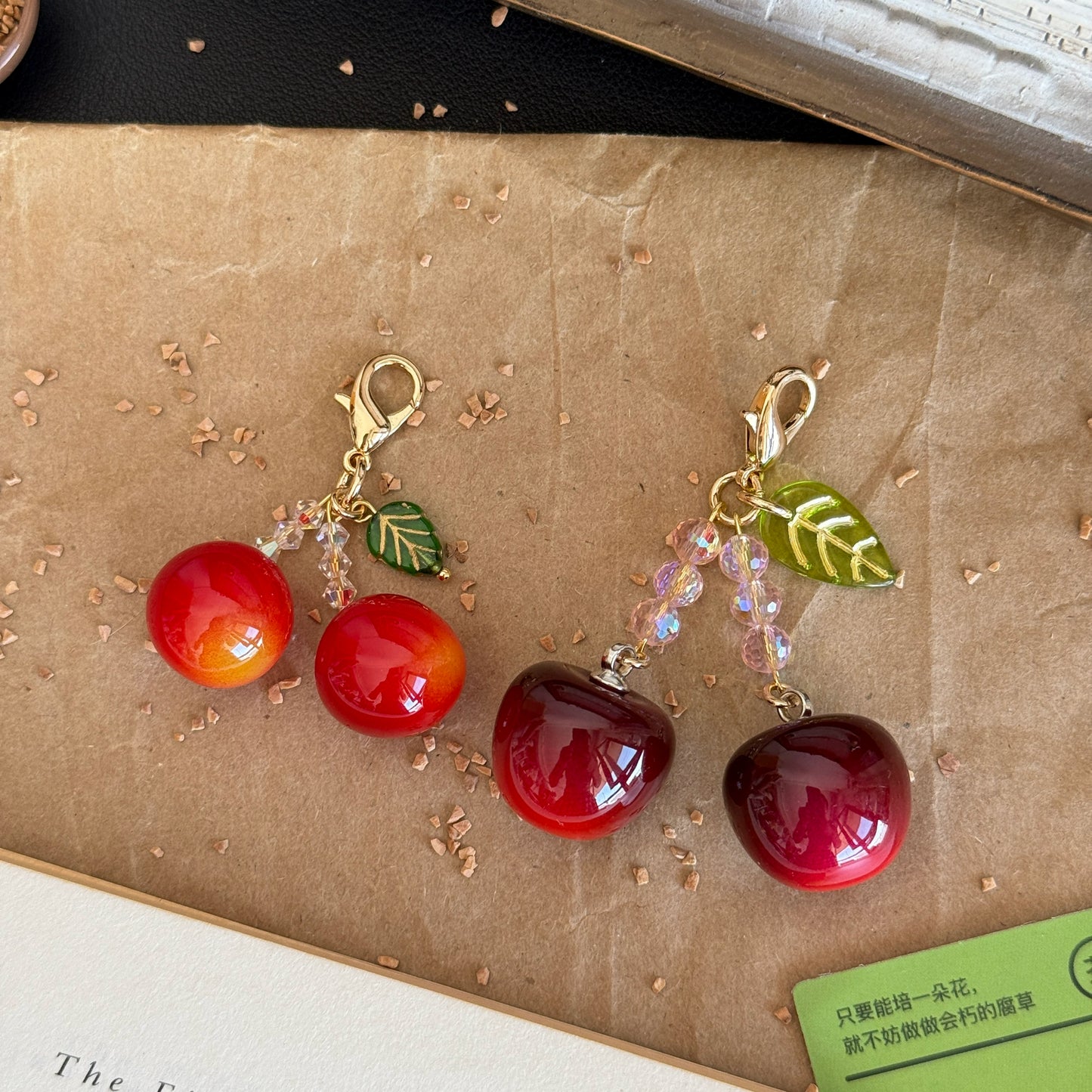 Sweet Cherry Bag Pendant Mobile Phone Chain