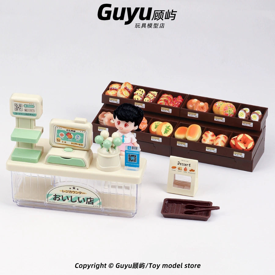Mini bakery supermarket simulation food play ornament small gift