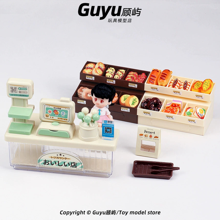 Mini bakery supermarket simulation food play ornament small gift