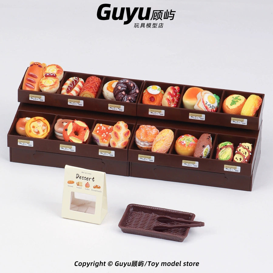 Mini bakery supermarket simulation food play ornament small gift