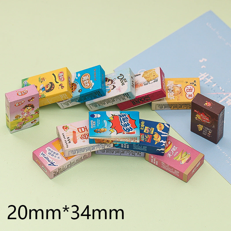 20pcs / Compilations Three-dimensional HEYTEA Portable Cup DIY Small Toy Car Micro Convenience Store