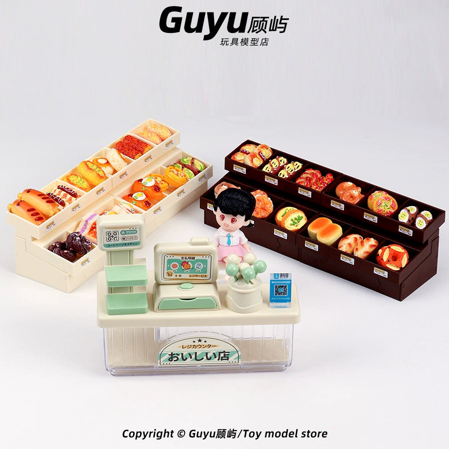 Mini bakery supermarket simulation food play ornament small gift