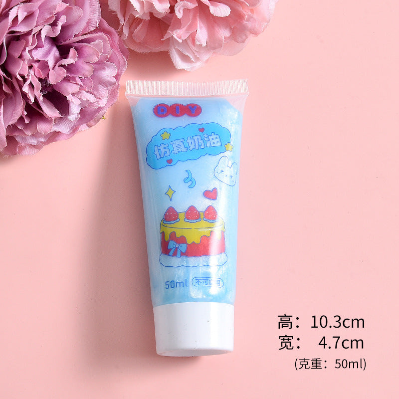 Pearlescent cream glue 50g DIY mobile phone case material glue 50ml