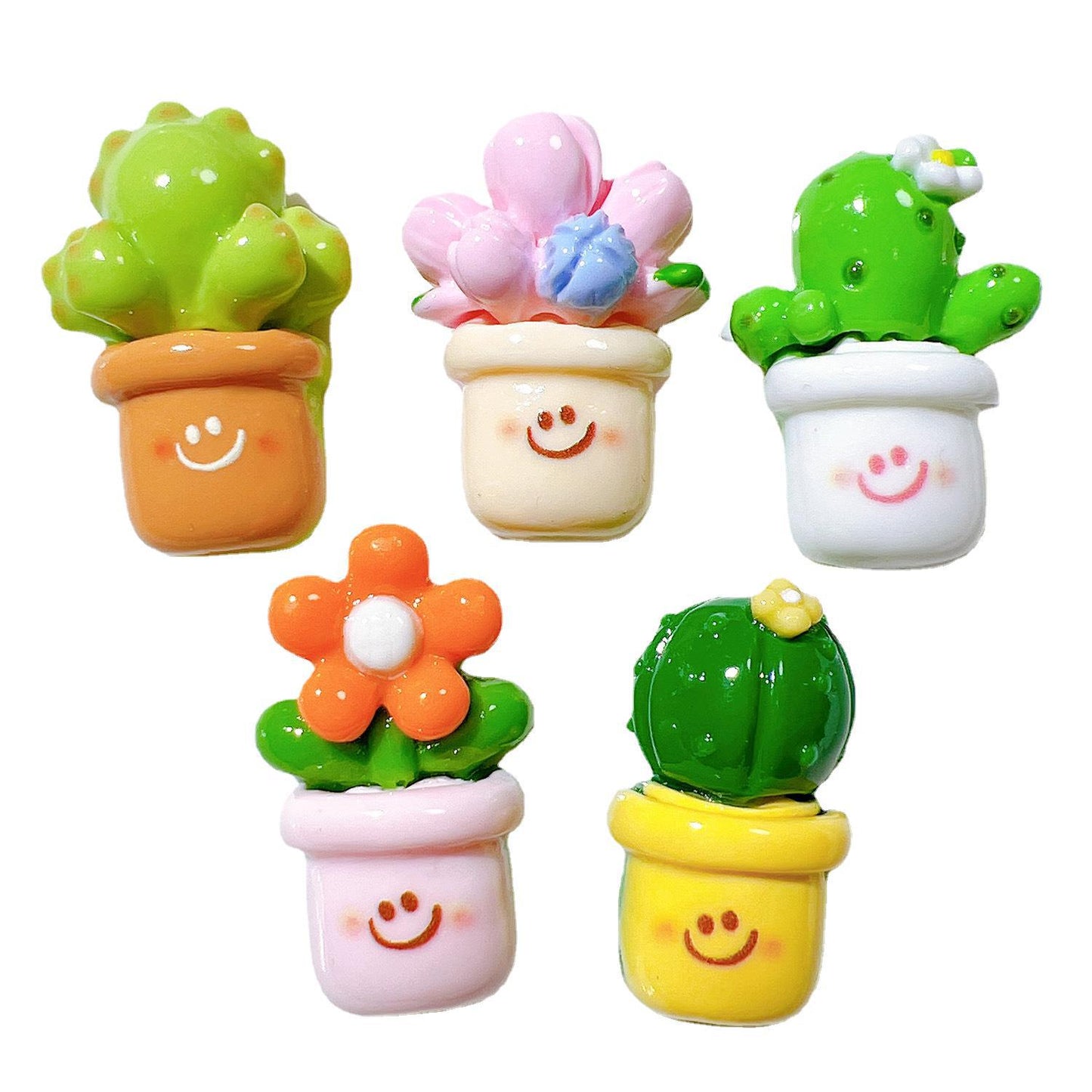 Resin accessories wholesale DIY accessories handmade materials shoe flower water cup sticker cream glue hair accessories patch cactus
