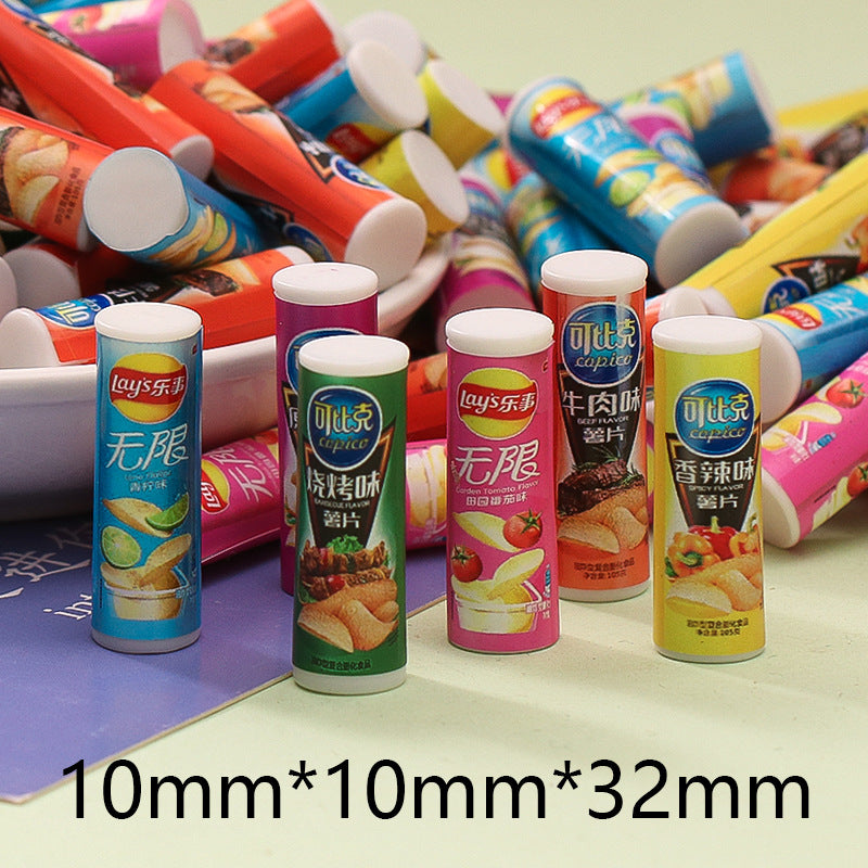 20pcs / Compilations Three-dimensional HEYTEA Portable Cup DIY Small Toy Car Micro Convenience Store