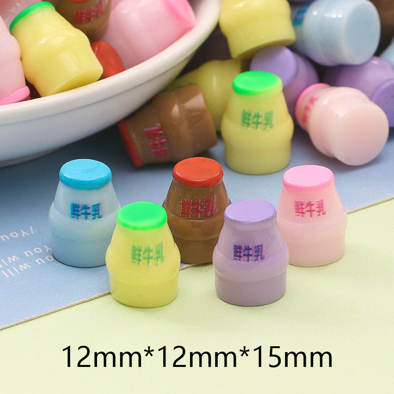 20pcs / Compilations Three-dimensional HEYTEA Portable Cup DIY Small Toy Car Micro Convenience Store