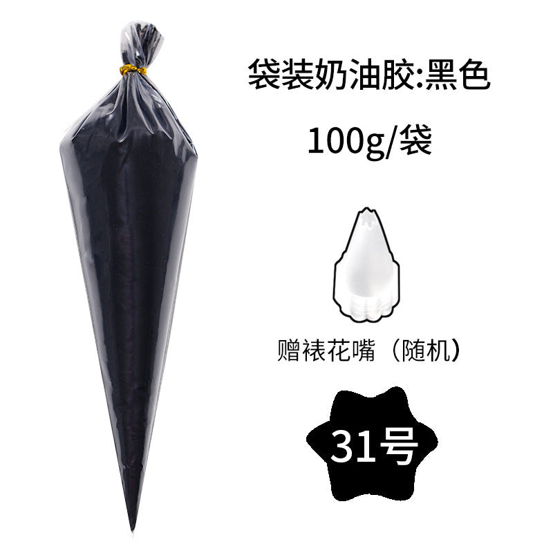 Simulation Cream Glue DIY Mobile Phone Case Hairpin Homemade Material Pack Resin Accessories