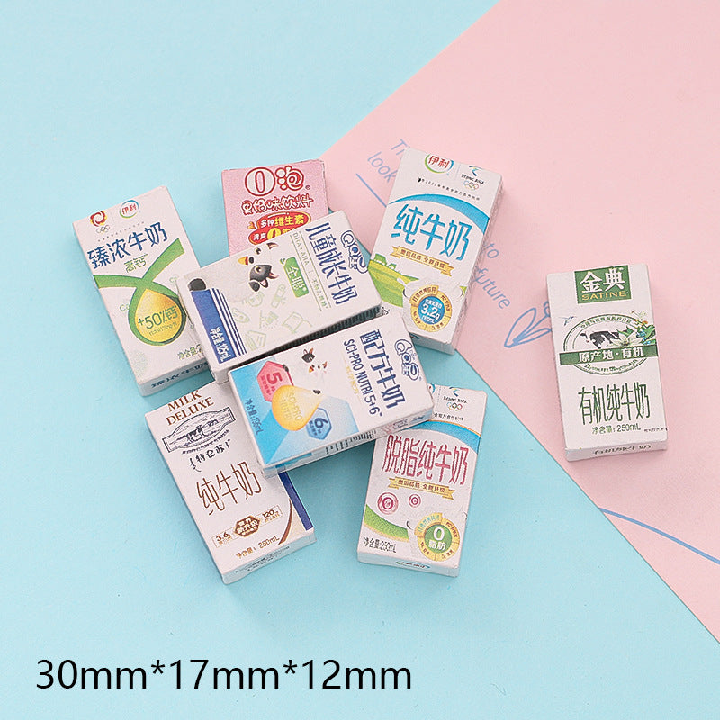 20pcs / Compilations Three-dimensional HEYTEA Portable Cup DIY Small Toy Car Micro Convenience Store