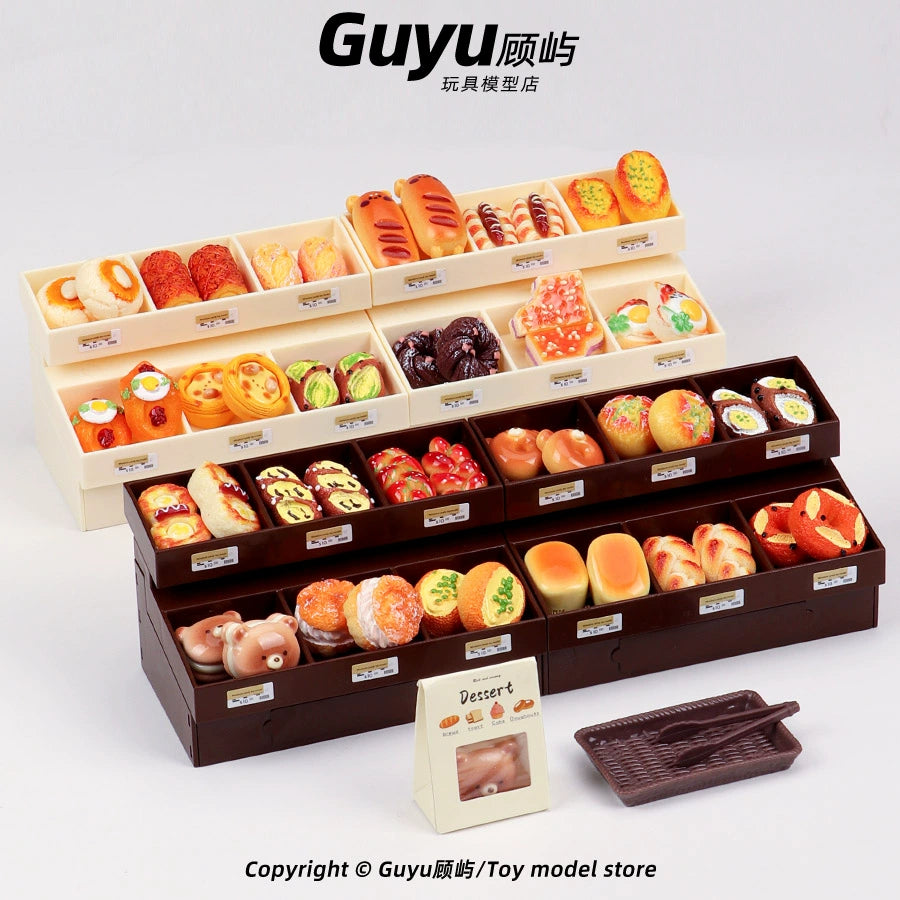 Mini bakery supermarket simulation food play ornament small gift