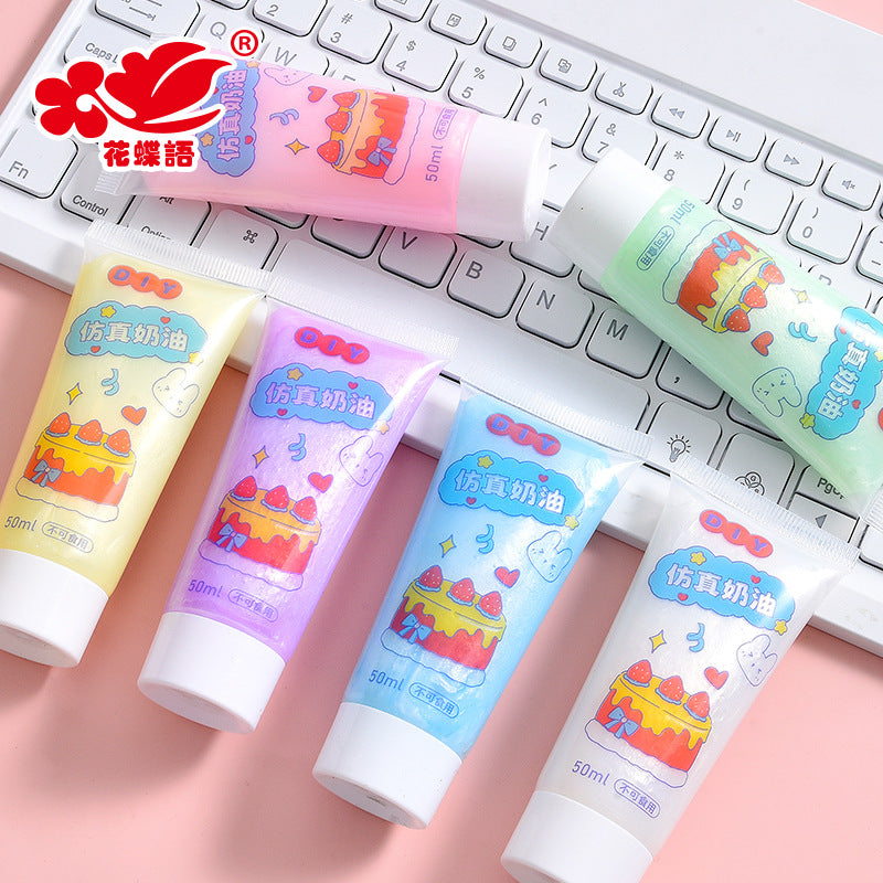 Pearlescent cream glue 50g DIY mobile phone case material glue 50ml