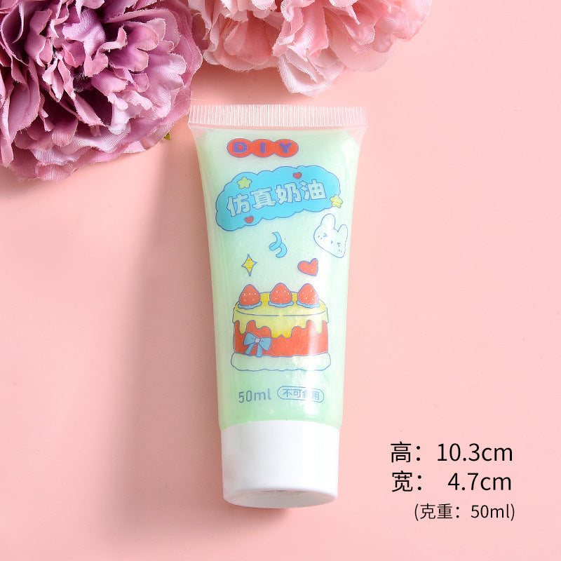 Pearlescent cream glue 50g DIY mobile phone case material glue 50ml