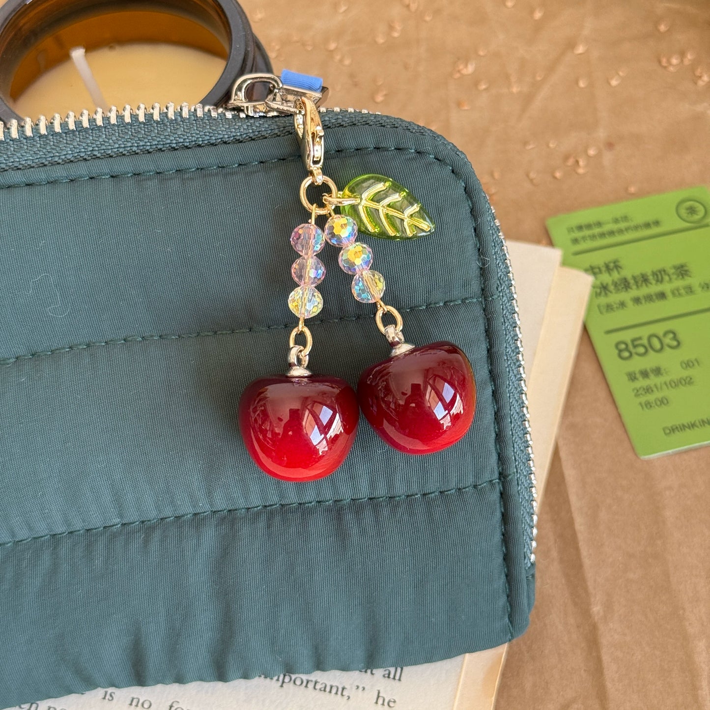 Sweet Cherry Bag Pendant Mobile Phone Chain