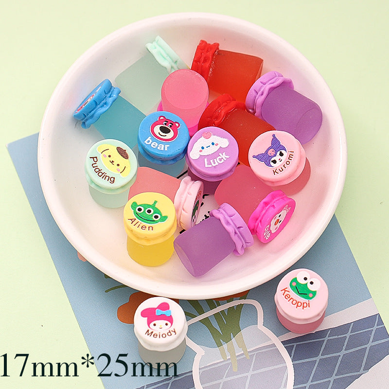 20pcs / Compilations Three-dimensional HEYTEA Portable Cup DIY Small Toy Car Micro Convenience Store