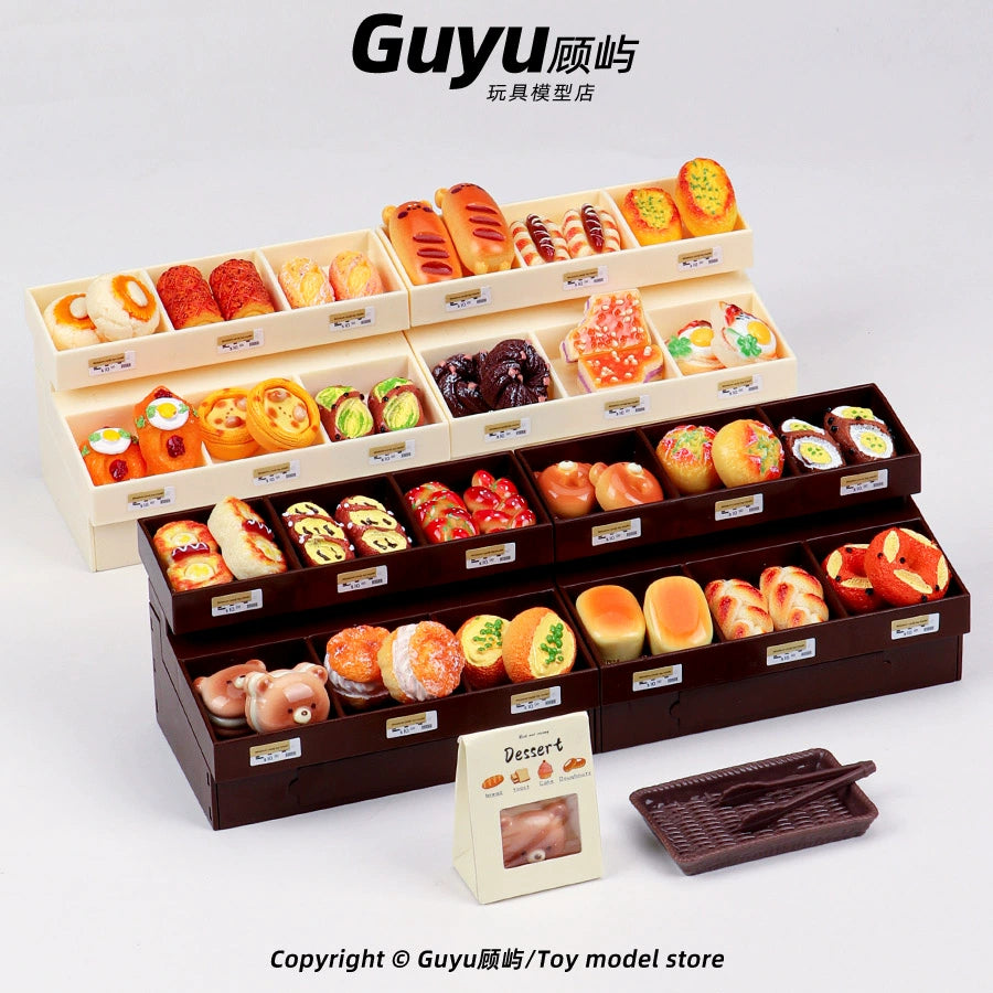 Mini bakery supermarket simulation food play ornament small gift