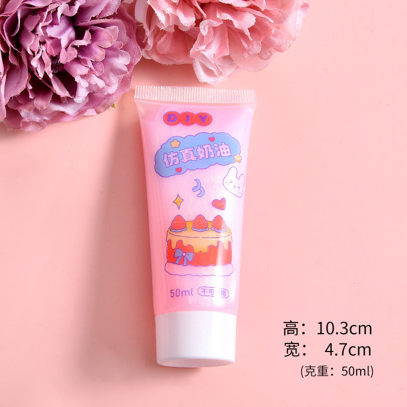 Pearlescent cream glue 50g DIY mobile phone case material glue 50ml