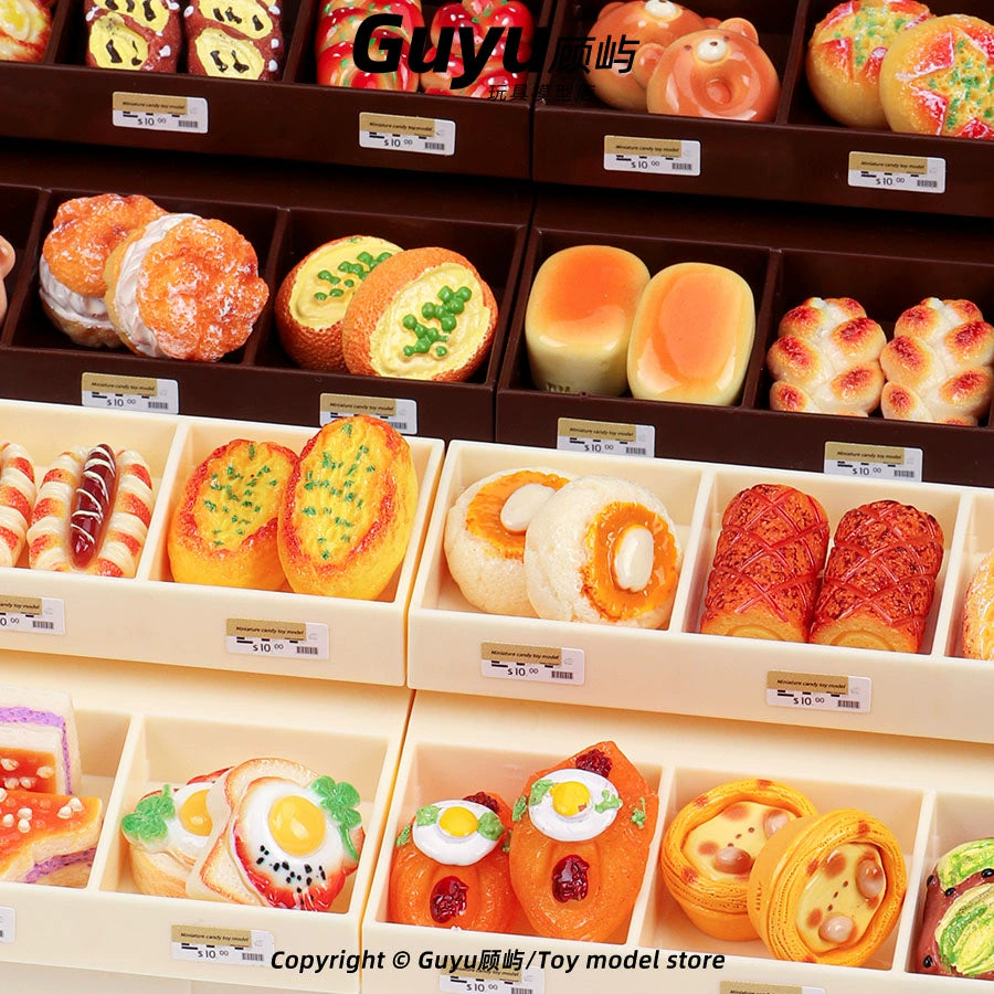 Mini bakery supermarket simulation food play ornament small gift