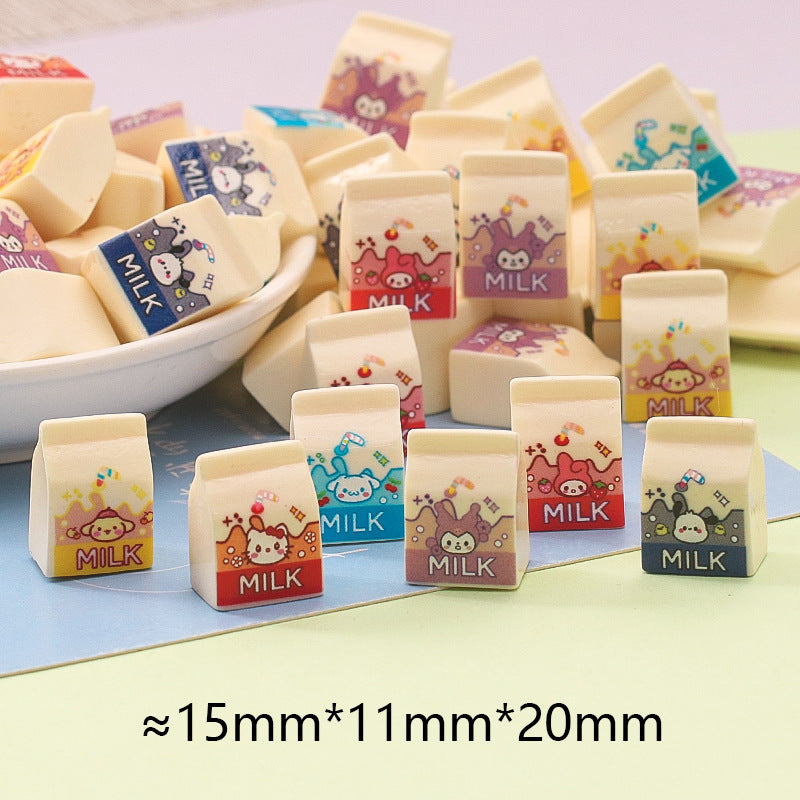 20pcs / Compilations Three-dimensional HEYTEA Portable Cup DIY Small Toy Car Micro Convenience Store