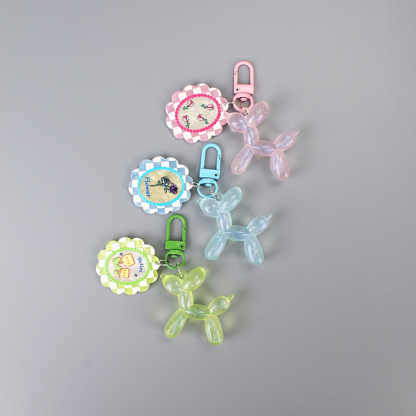 Internet Celebrity Balloon Dog Keychain Pendant