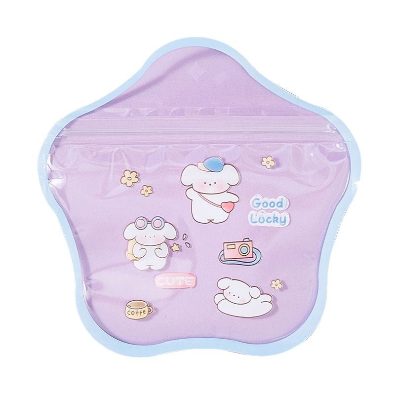 Cute Cartoon Illustration Star Gift Bag Ziplock Bag Gift Packing Bag