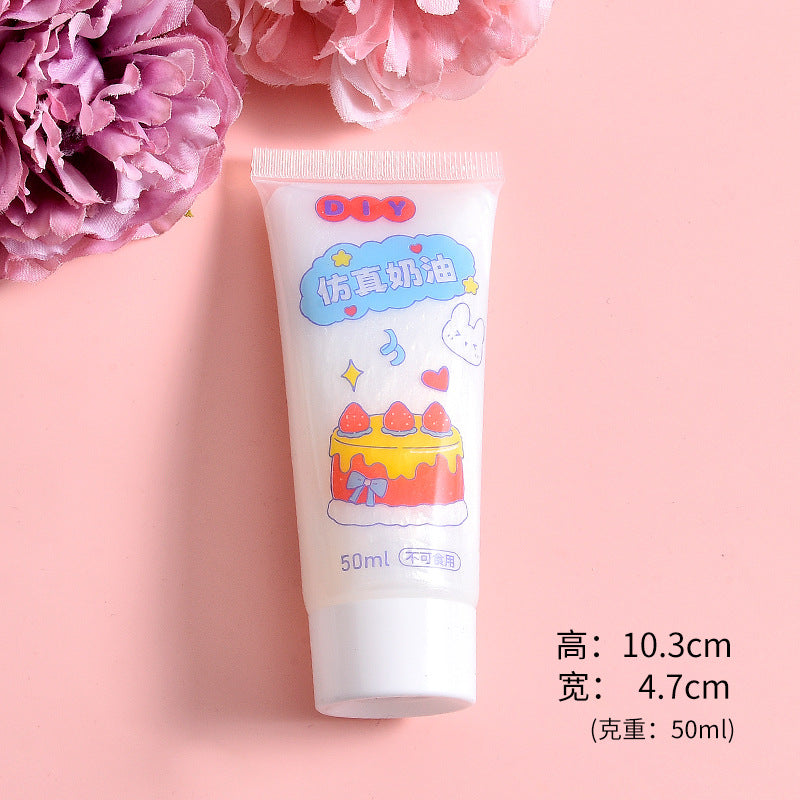 Pearlescent cream glue 50g DIY mobile phone case material glue 50ml