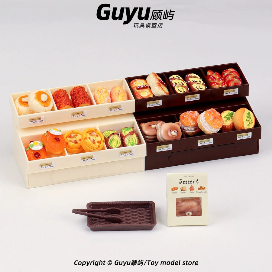 Mini bakery supermarket simulation food play ornament small gift
