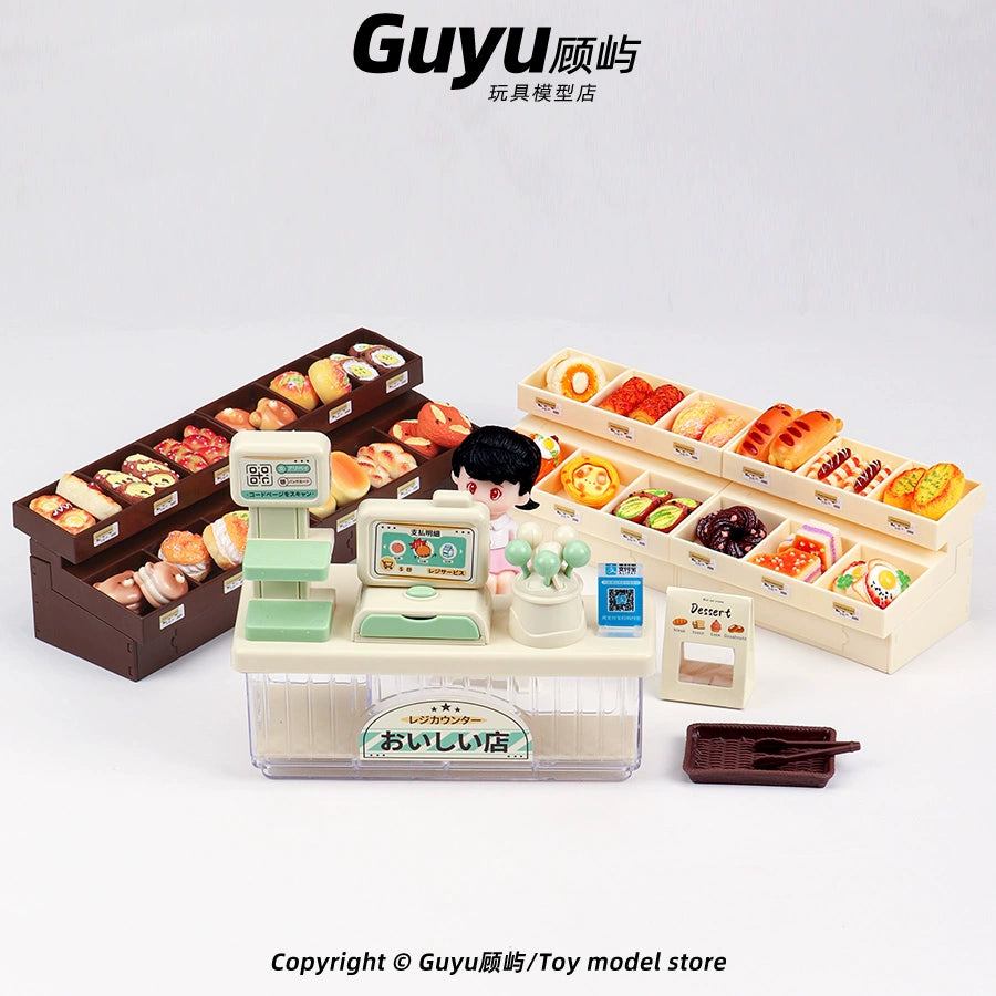 Mini bakery supermarket simulation food play ornament small gift