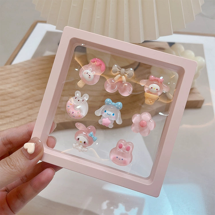 3D Three-dimensional Cartoon Car Interior Decoration, The Back Contains A Non-marking Sticker