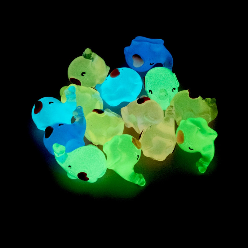 Mini Luminous Elephant Desktop Car Ornament