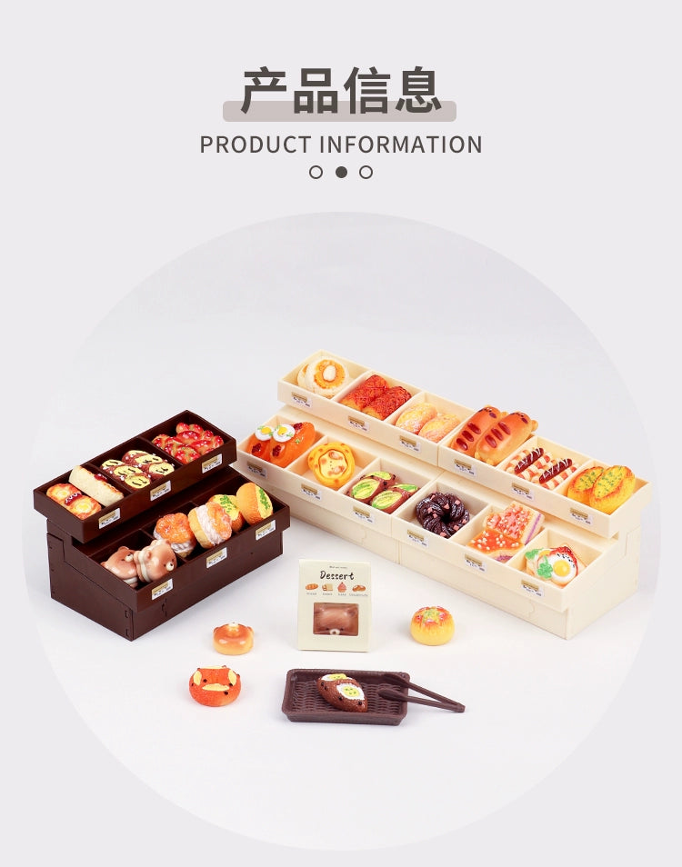 Mini bakery supermarket simulation food play ornament small gift