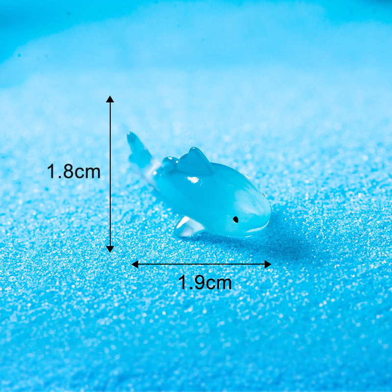 20pcs Luminous marine animal resin handicrafts aquarium fish tank small ornaments