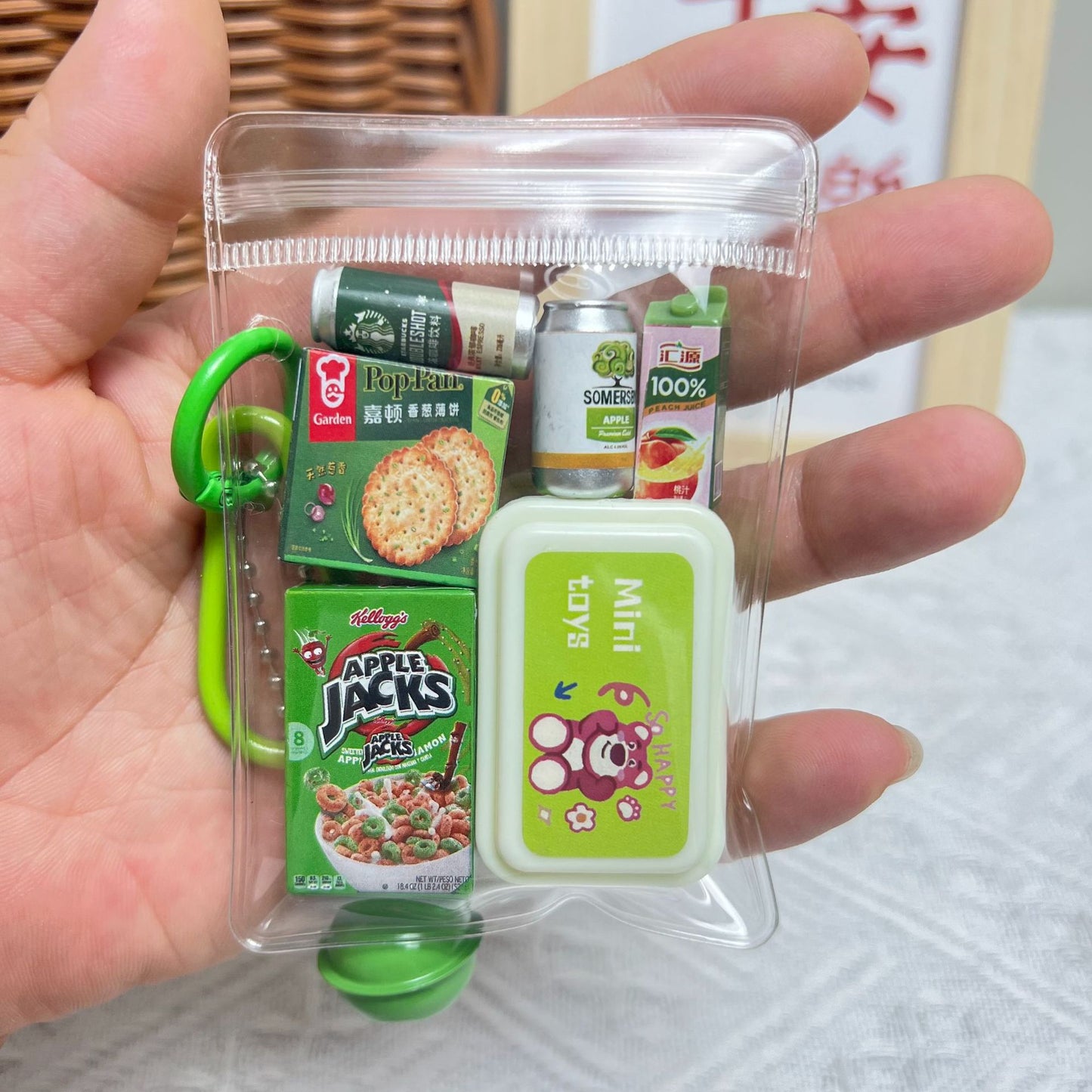 Miniature Small Nose Gava Bag, Food Game, Egg Twist Bag, School Bag, Pendant, Keychain, Mobile Phone Pendant.