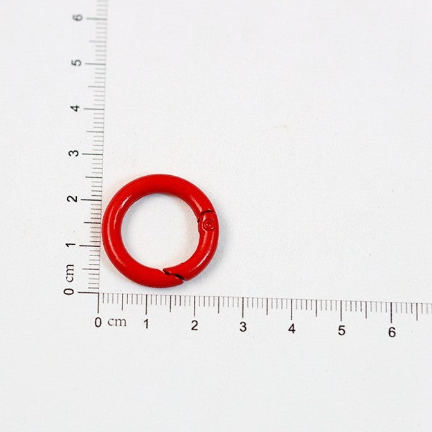 5PCS DIY jewelry accessories 25mm metal paint color card ring spring opening ring