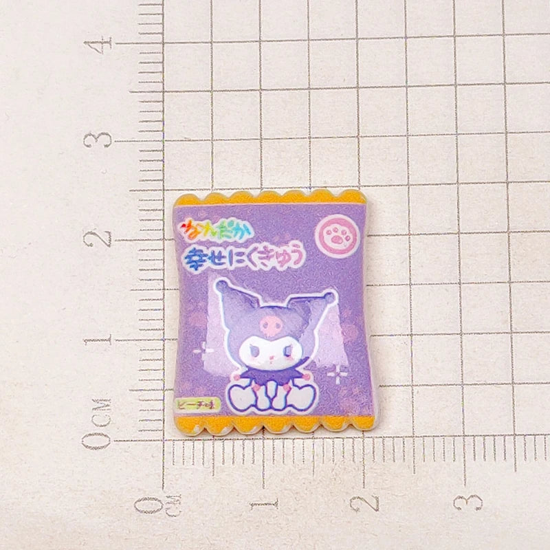 10 Pcs Cartoon Resin Cute Cartoon Animal Candy Style Hairpin Pendant Scrapbook Craft Diy Miniature Ornament Accessories A1