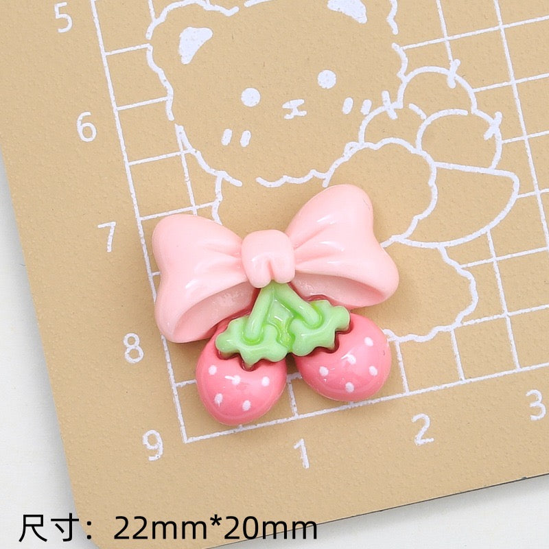 Strawberry Bunny Charm