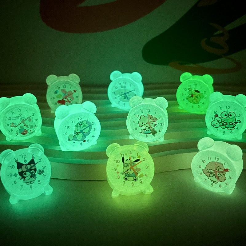 Glow-In-The-Dark Sanrio Alarm Clock Charm