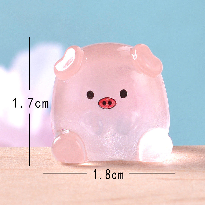 Glow-In-The-Dark Piglet Charm